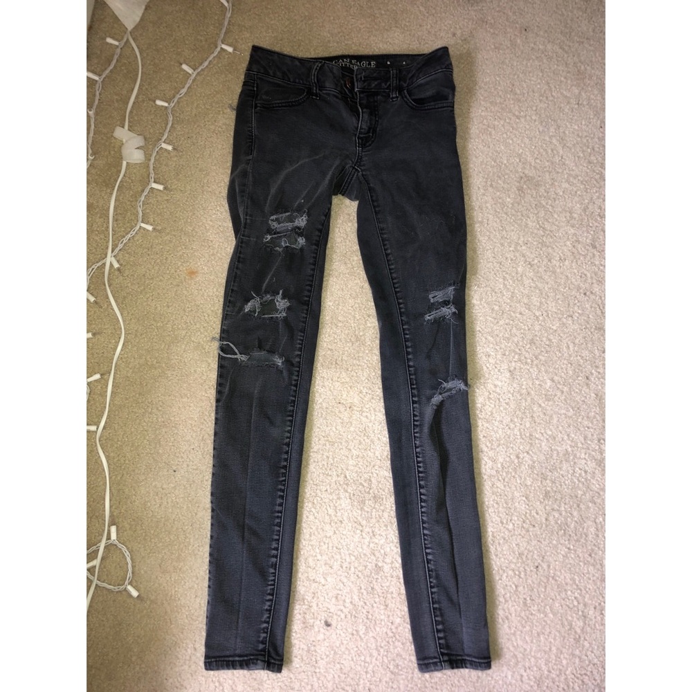 Black American Eagle Jeggings